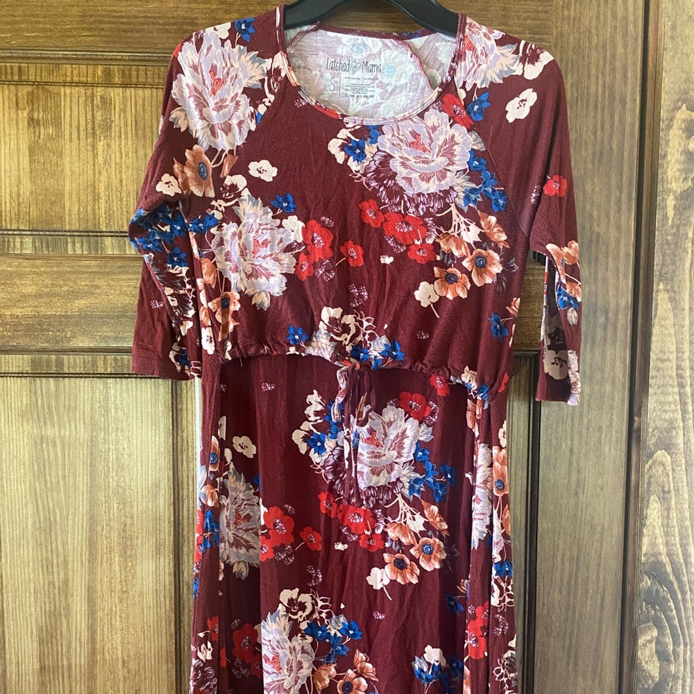 Latched Mama small drawstring dress